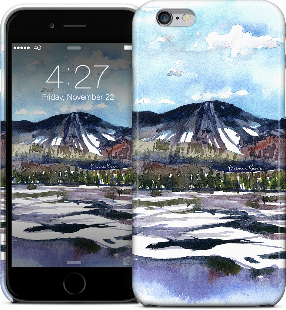 Ski Mountain iPhone Case