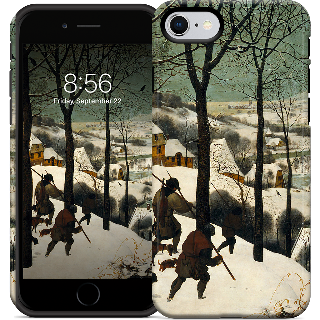 Hunters in the Snow iPhone Case