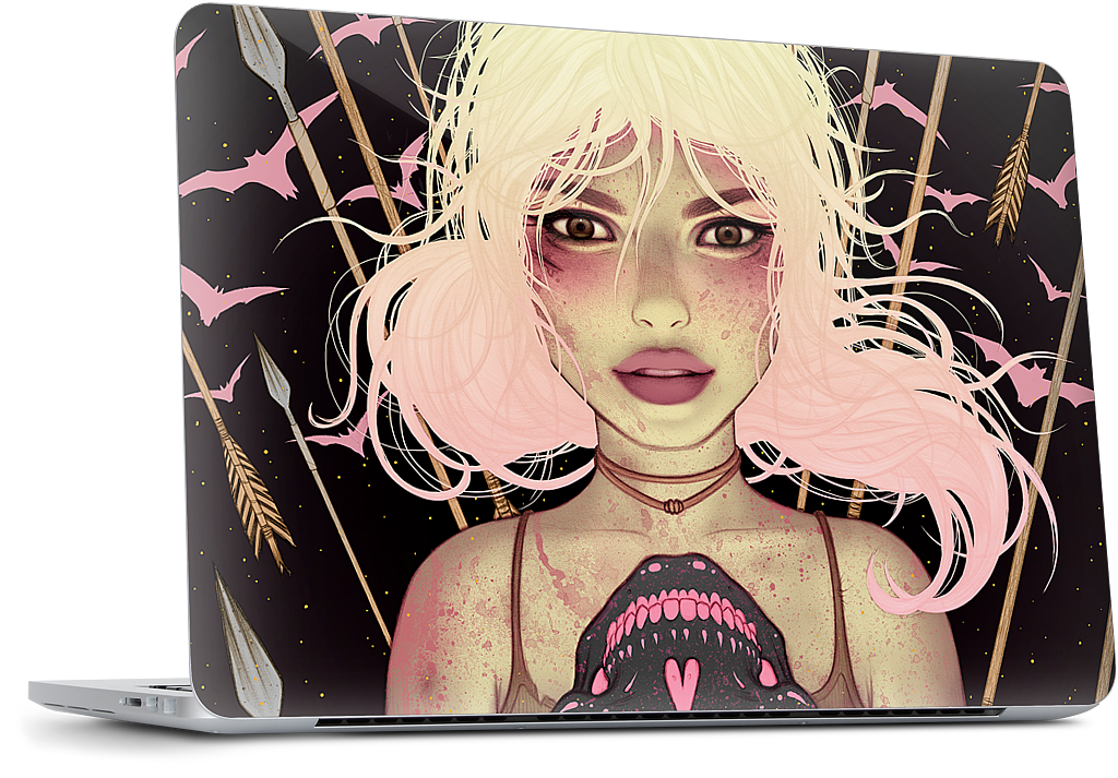 Memento Black MacBook Skin