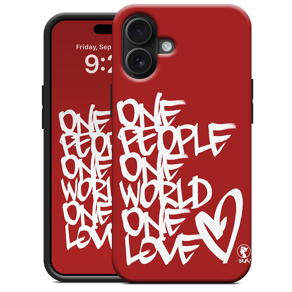 One People, One World, One Love iPhone Case