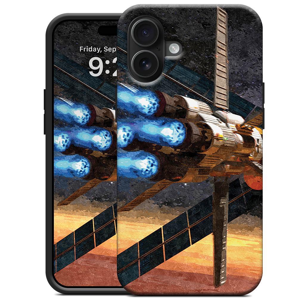 Mars Orbit iPhone Case