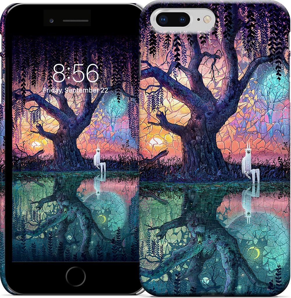 On the Banks of Broken Worlds iPhone Case