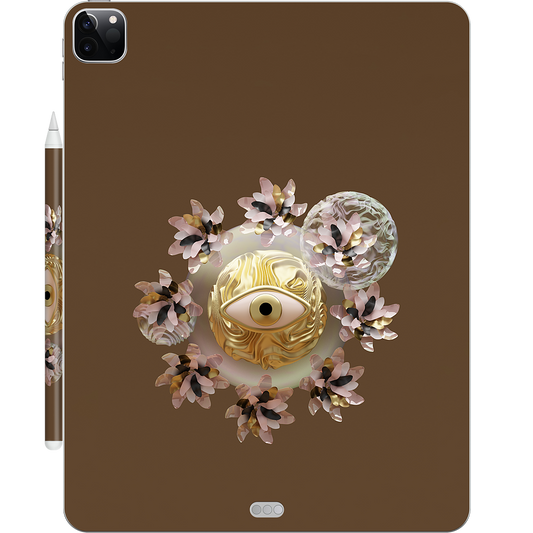 Golden Flowers iPad Skin