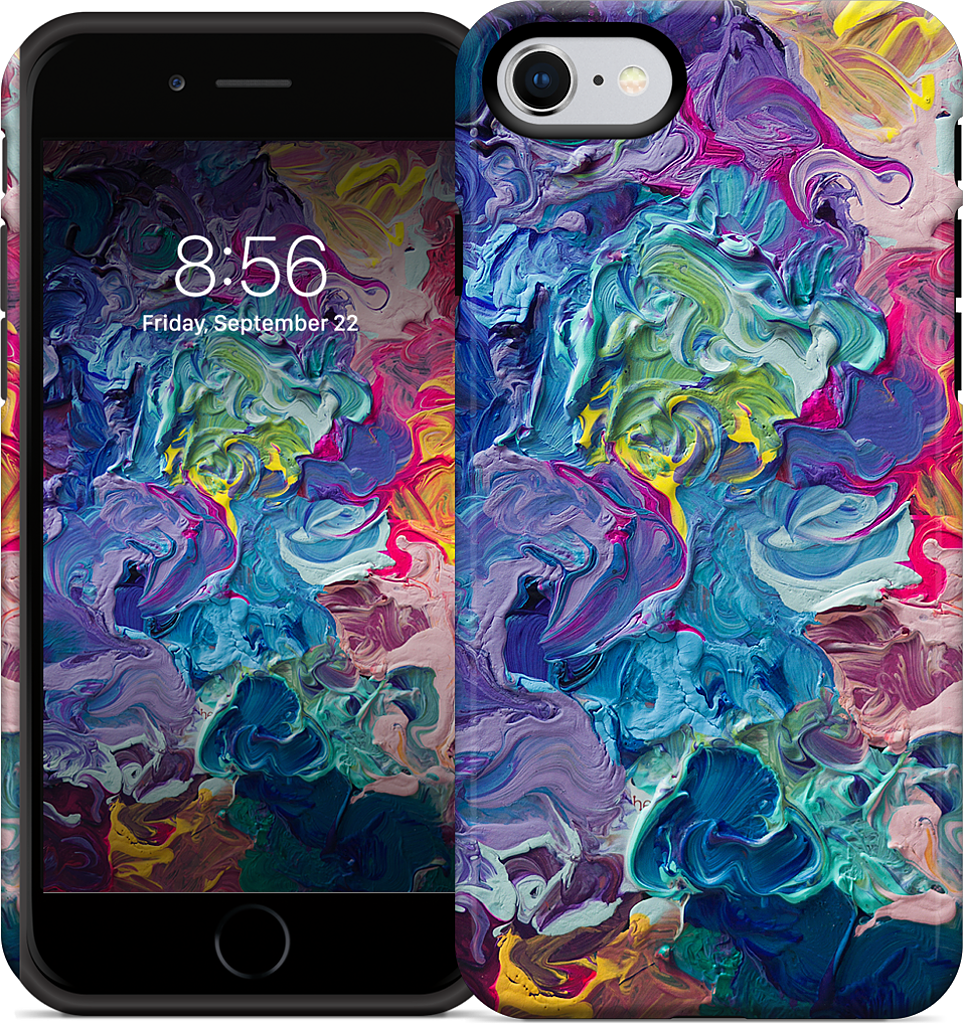 Rainbow Flow Abstract iPhone Case