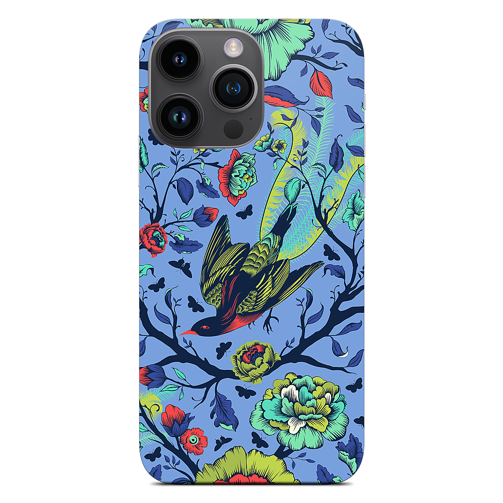 Tail Feathers Lupine iPhone Skin