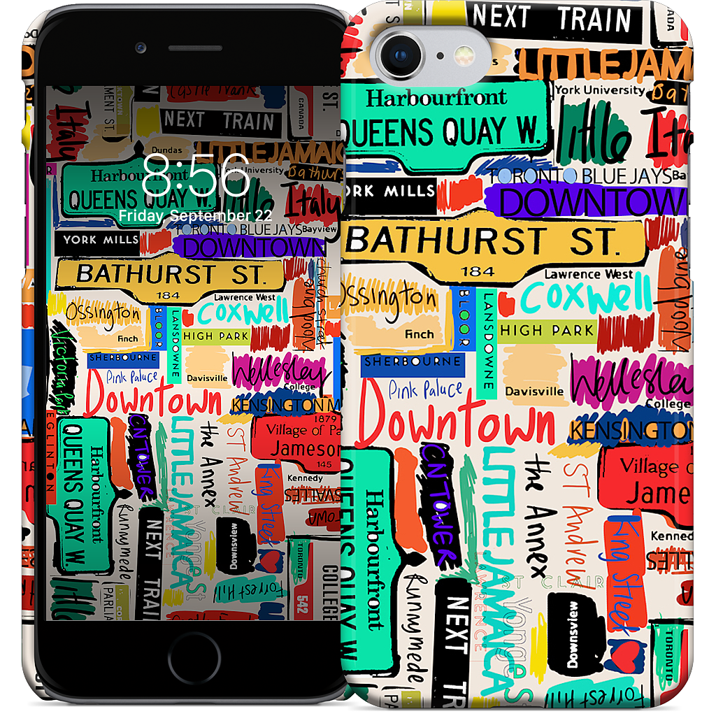 Toronto words iPhone Case