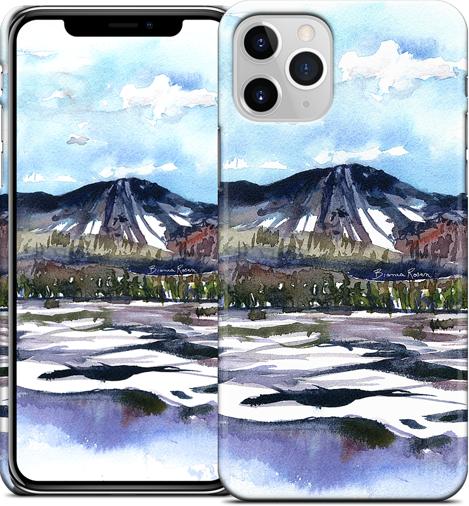 Ski Mountain iPhone Case