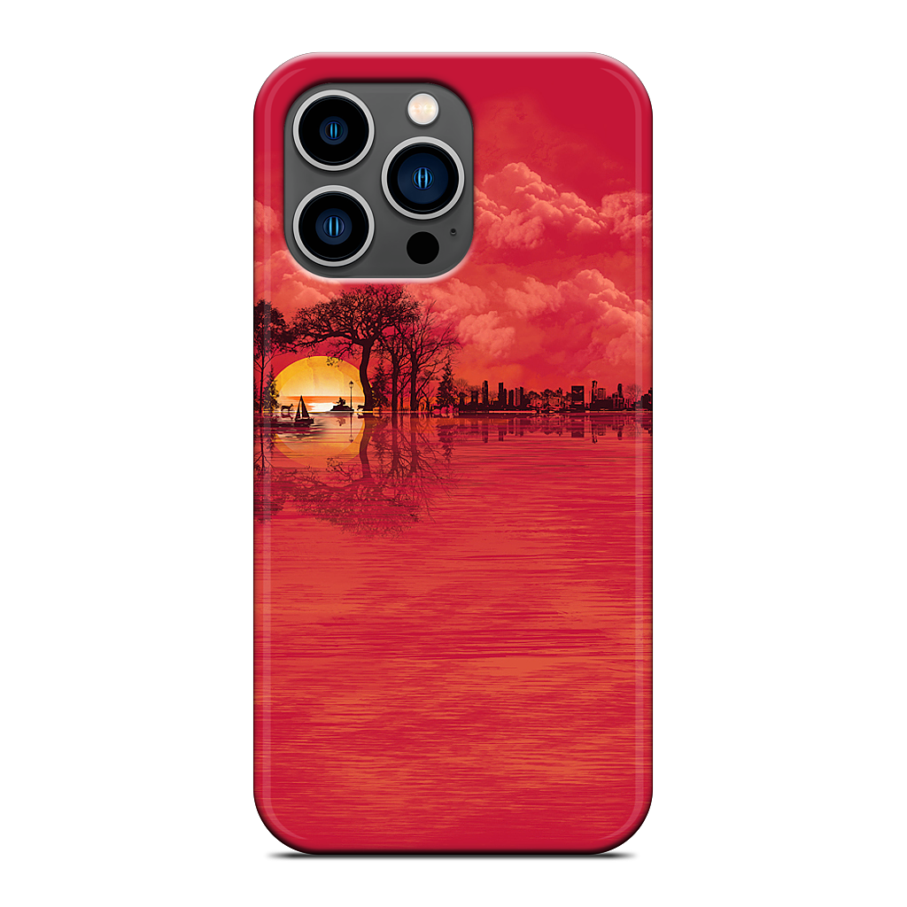 Musical Sunset iPhone Case