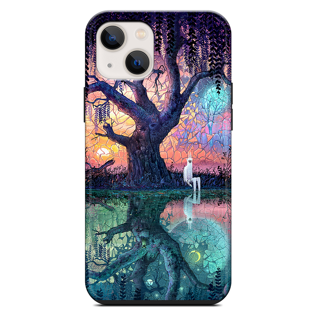 On the Banks of Broken Worlds iPhone Case