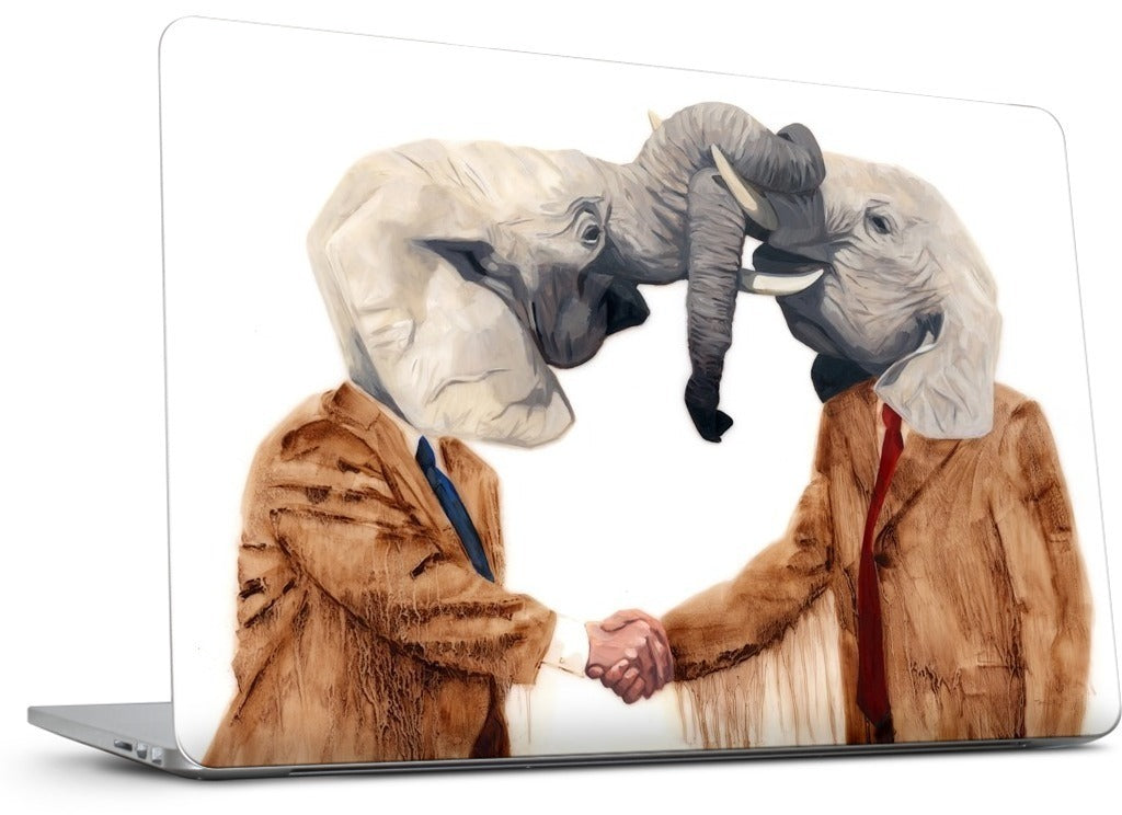 Trunking In Korea MacBook Skin