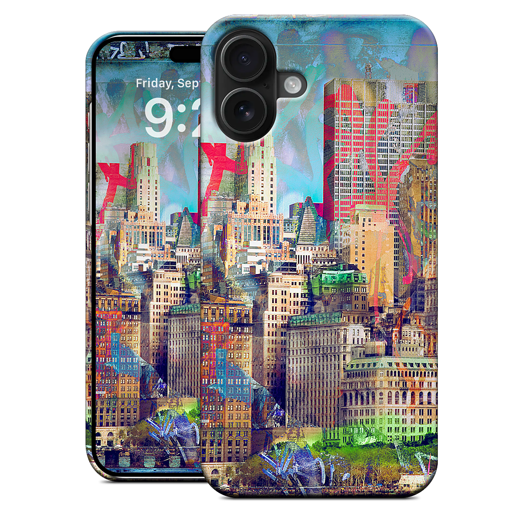 Graffiti Skyline iPhone Case