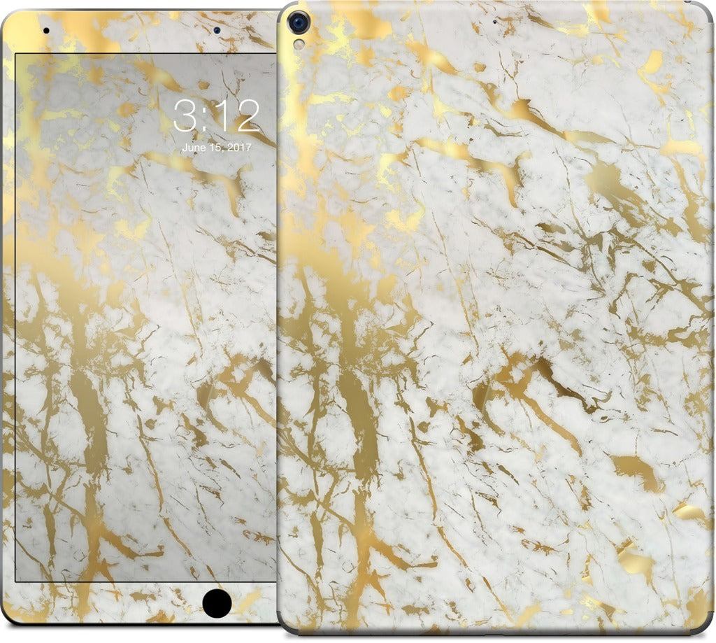 Gold Marble iPad Skin