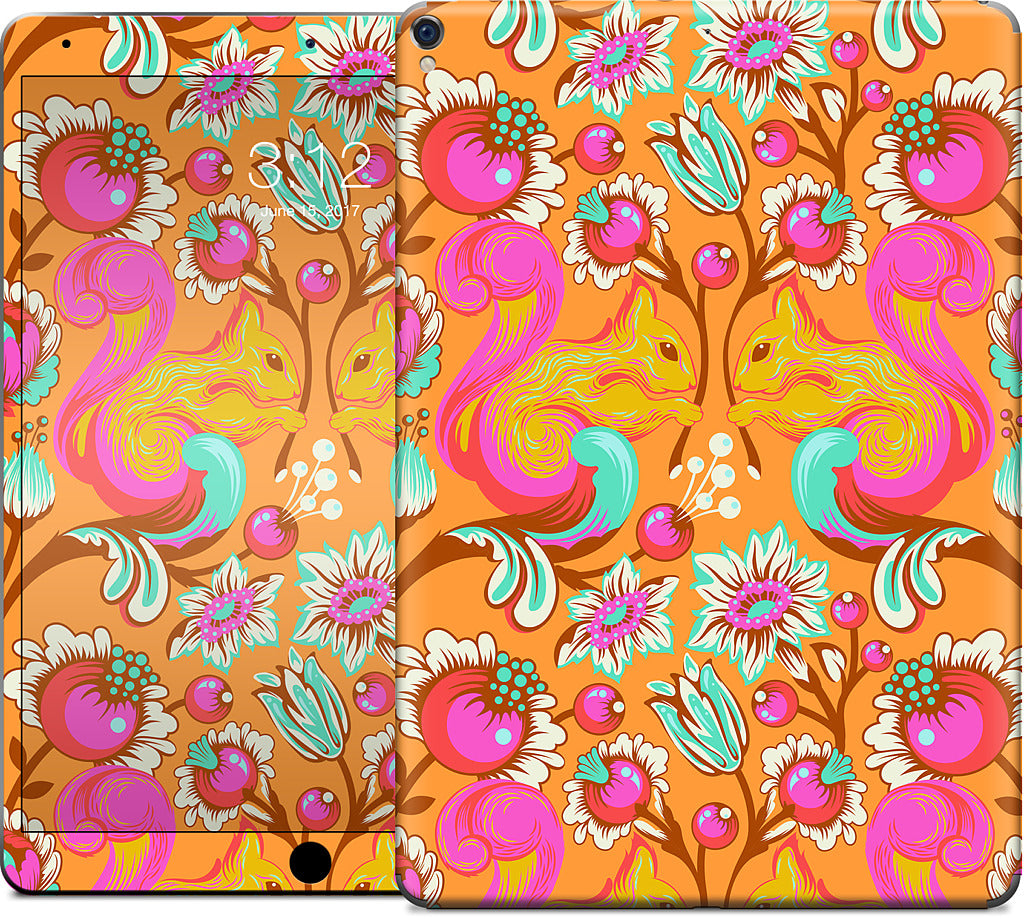 Squirrel Begonia iPad Skin