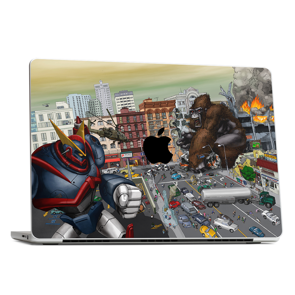 War Of The Monsters MacBook Skin