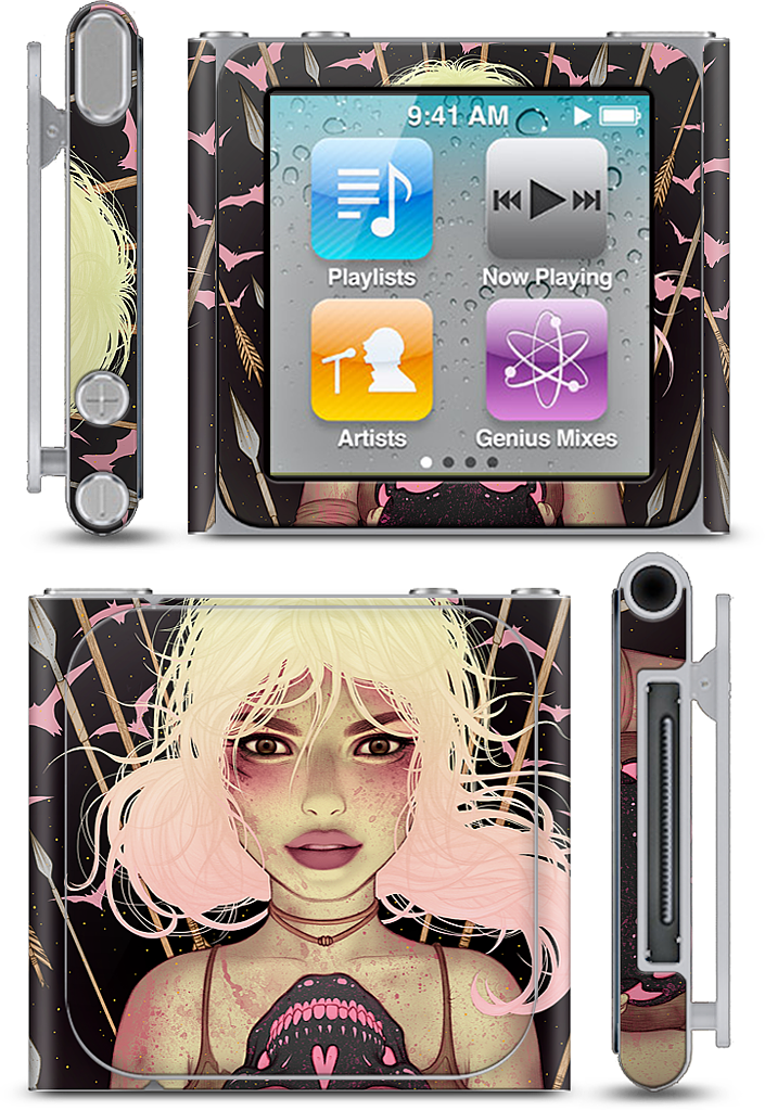 Memento Black iPod Skin