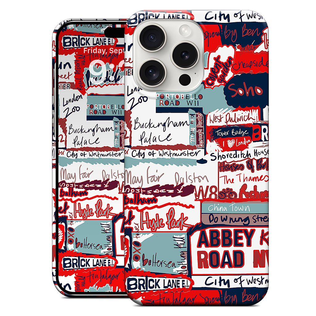 London Words iPhone Case
