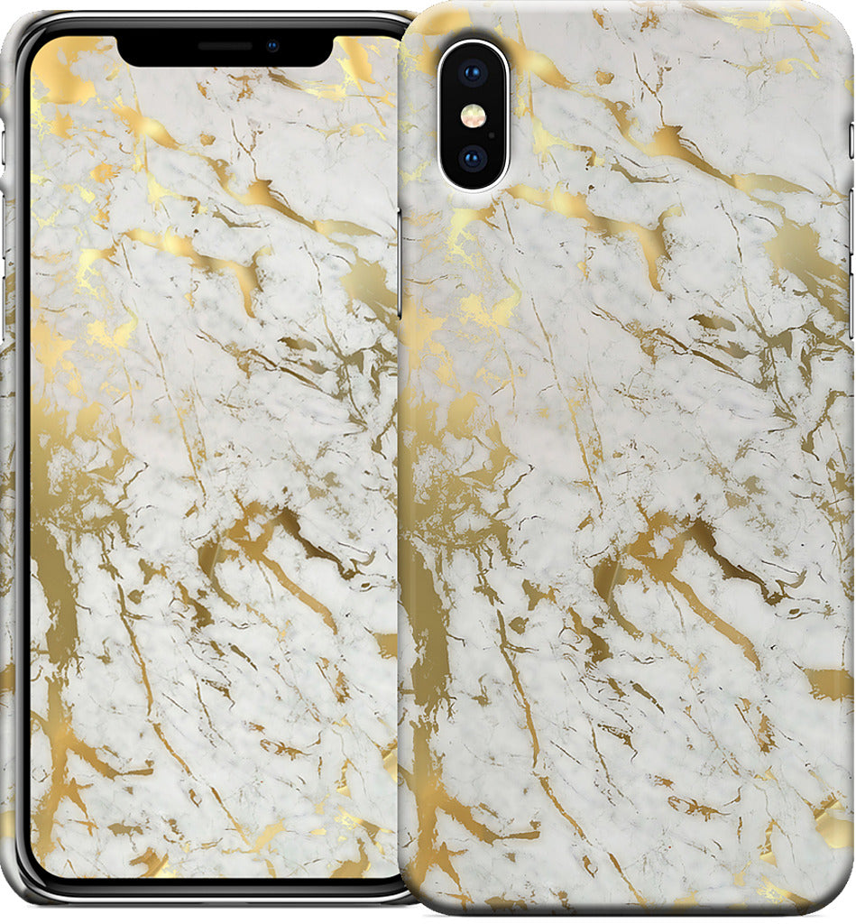 Gold Marble iPhone Case
