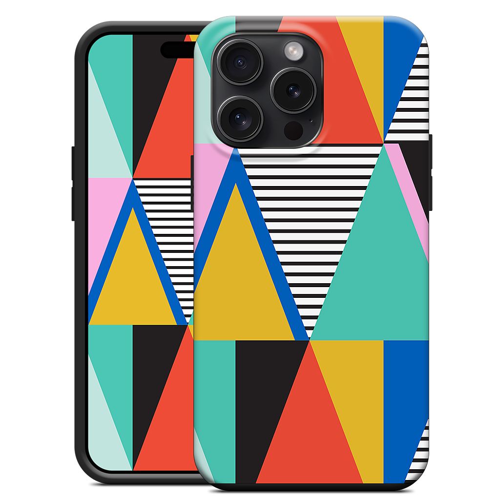 Graphic Triangles iPhone Case