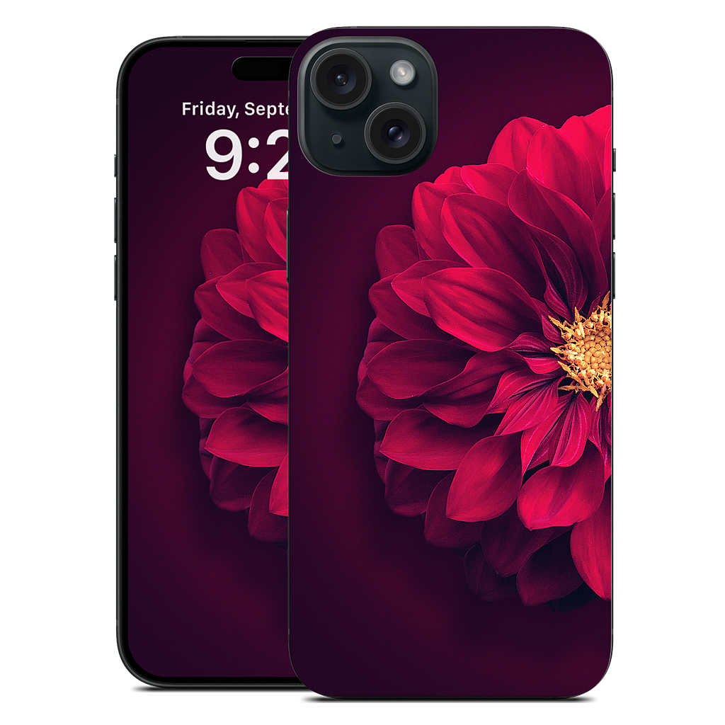 Red Bloom iPhone Skin