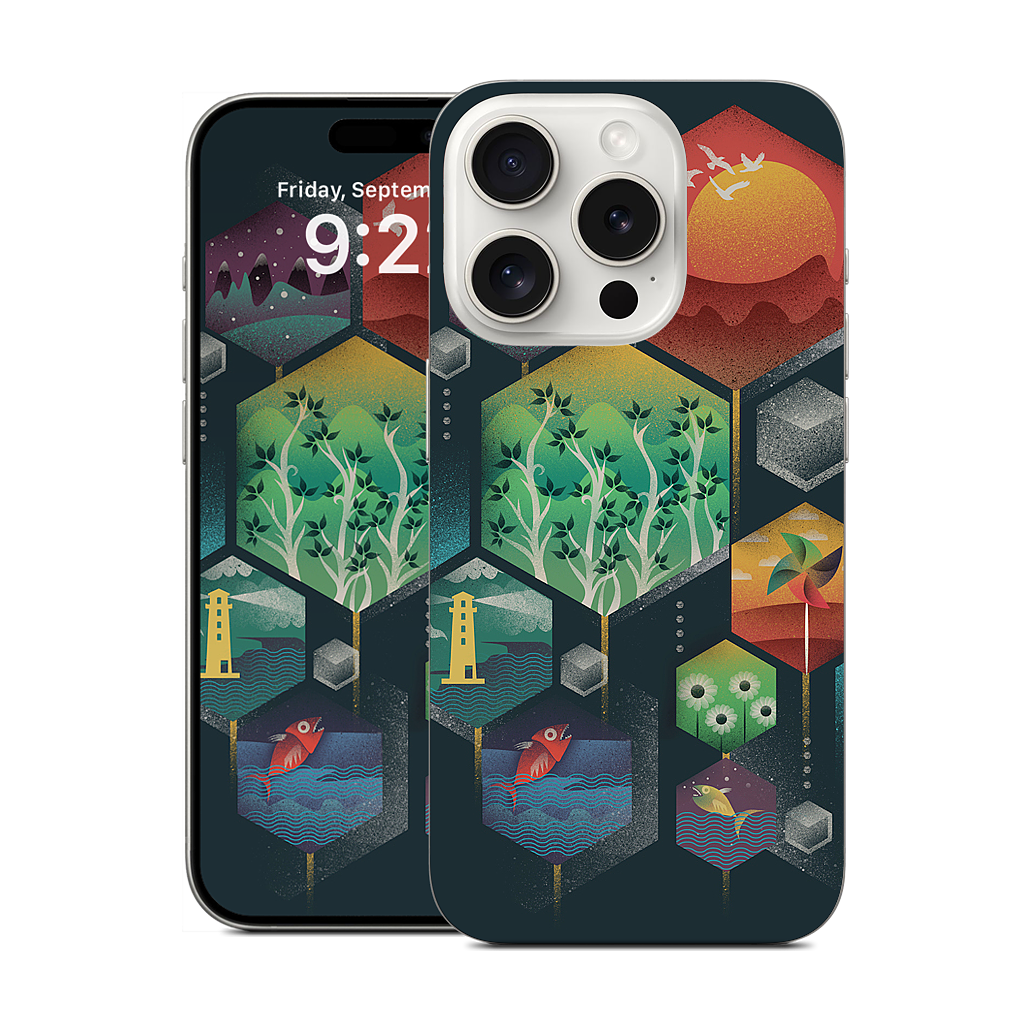 Geometrical Wonders iPhone Skin