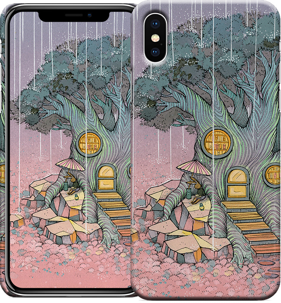 Rainy Day In The Library iPhone Case