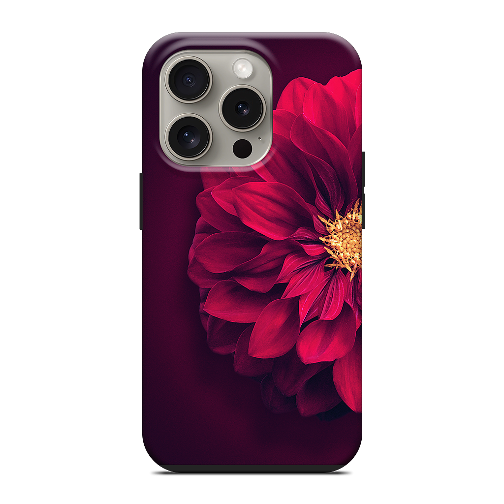 Red Bloom iPhone Case