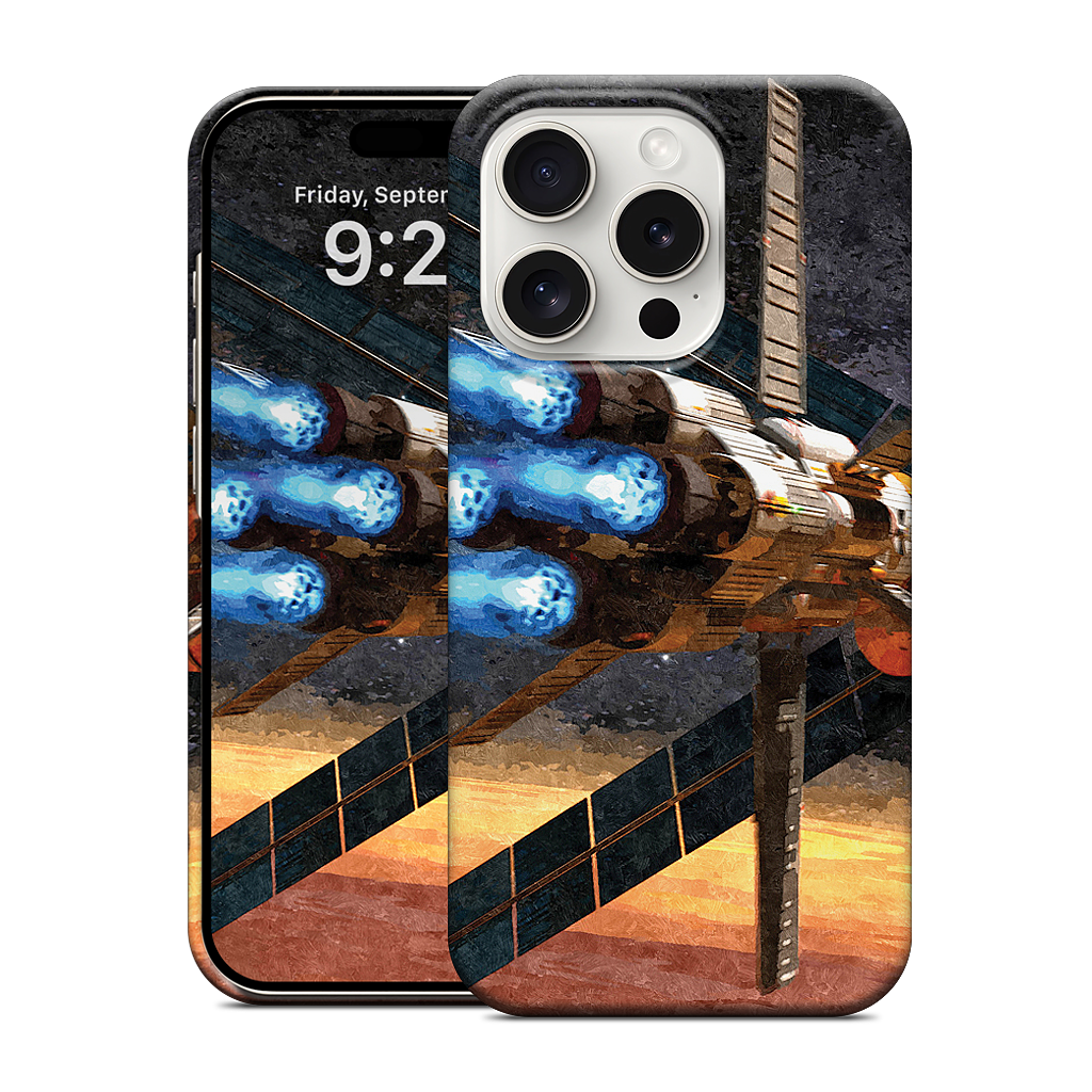 Mars Orbit iPhone Case