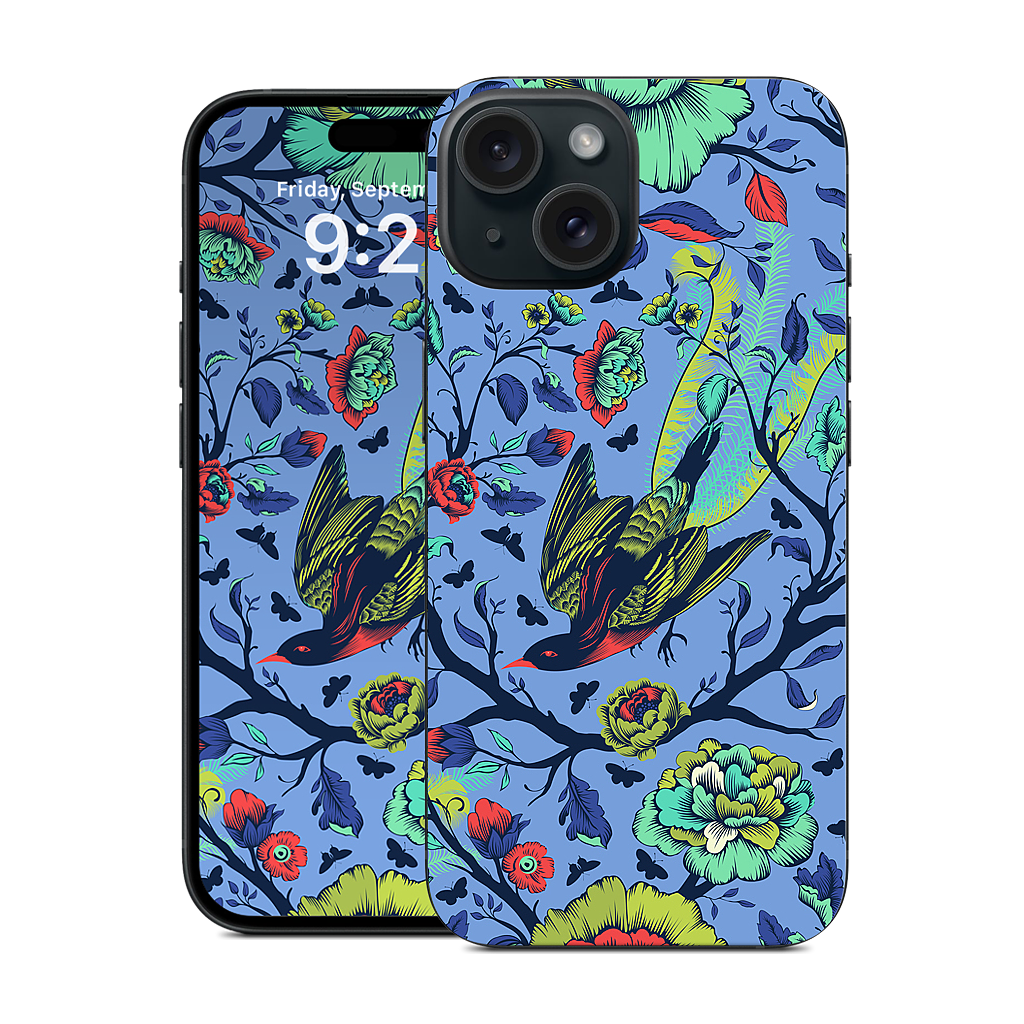 Tail Feathers Lupine iPhone Skin