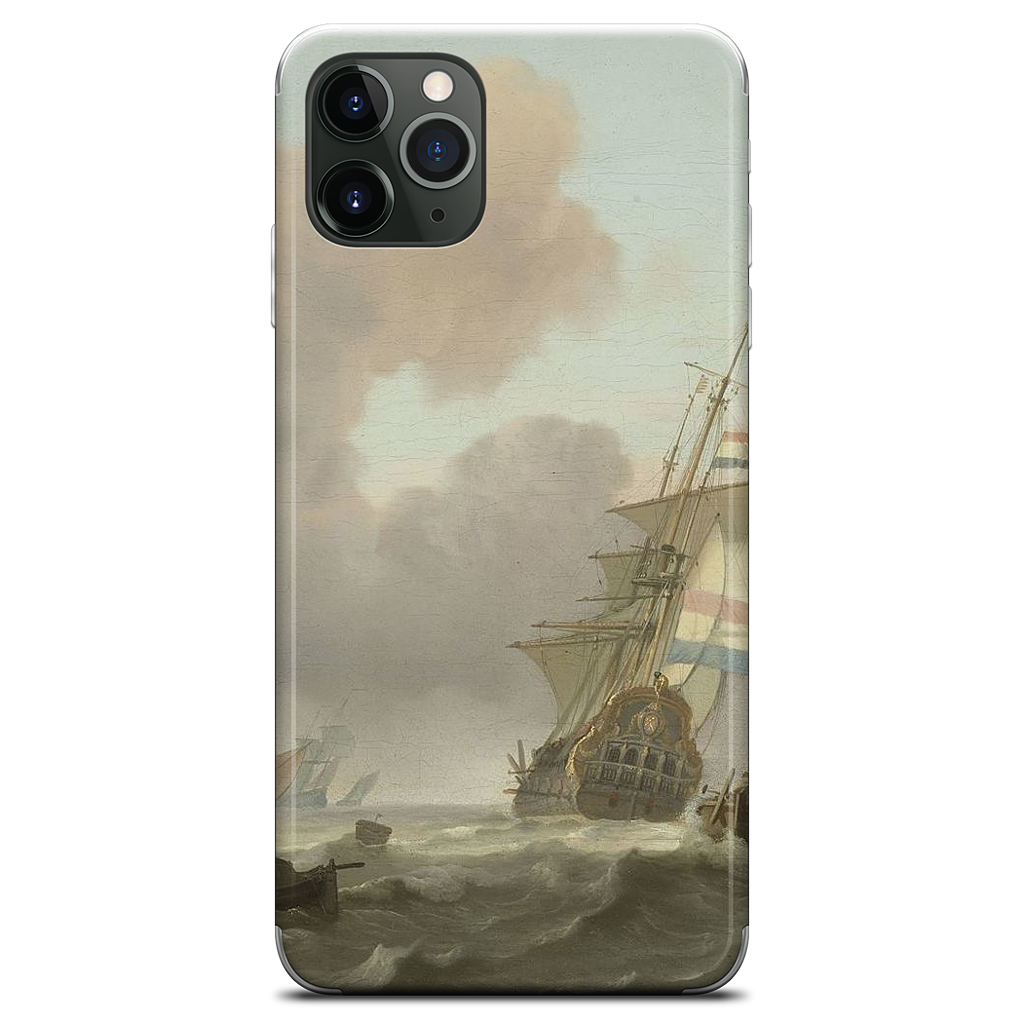 Ships in Choppy Sea iPhone Skin