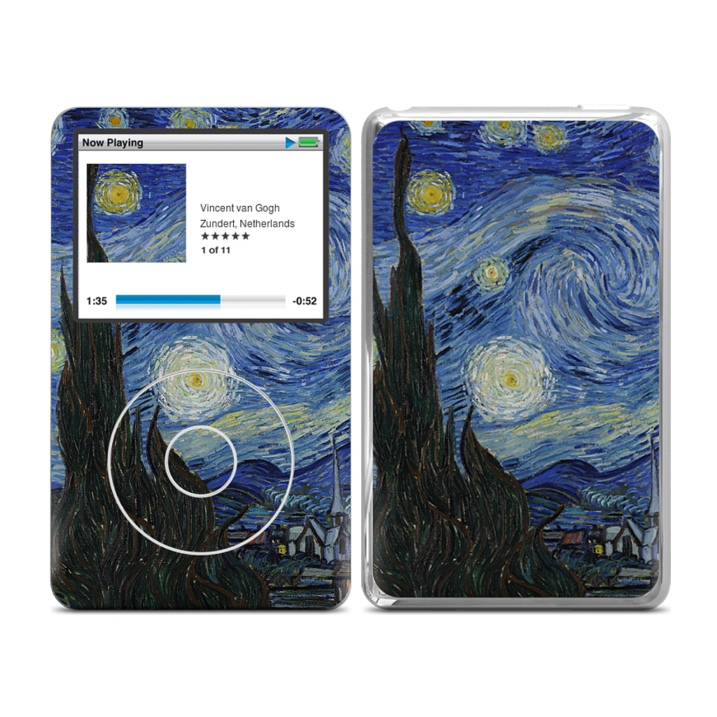 Starry Night iPod Skin