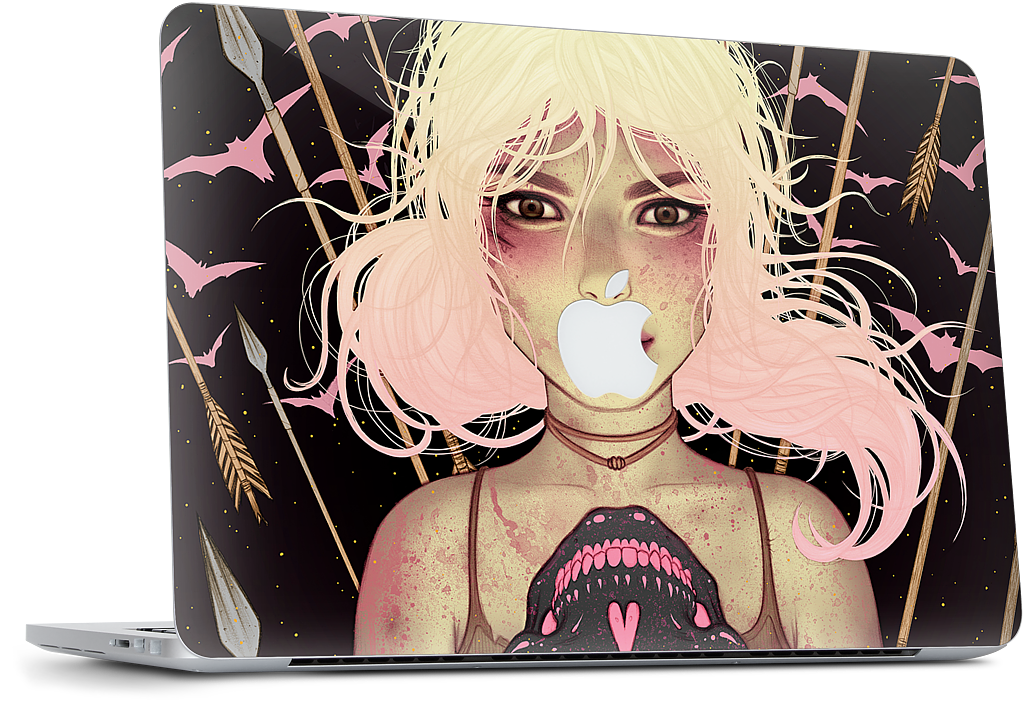 Memento Black MacBook Skin