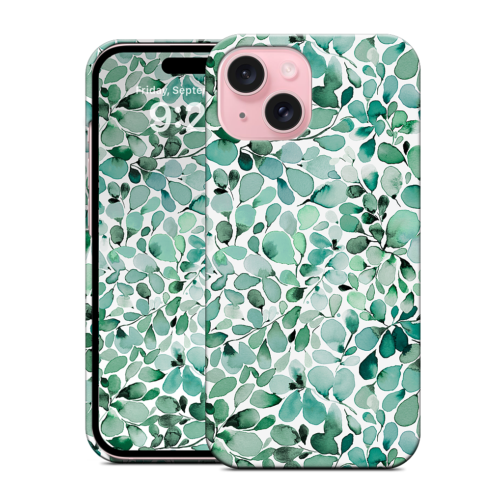 Eucalyptus Leafy Green iPhone Case