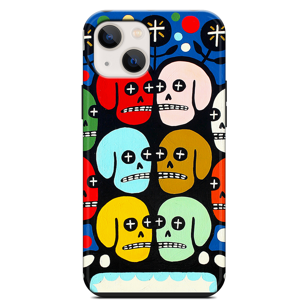 The Many Colors Of Death iPhone Case