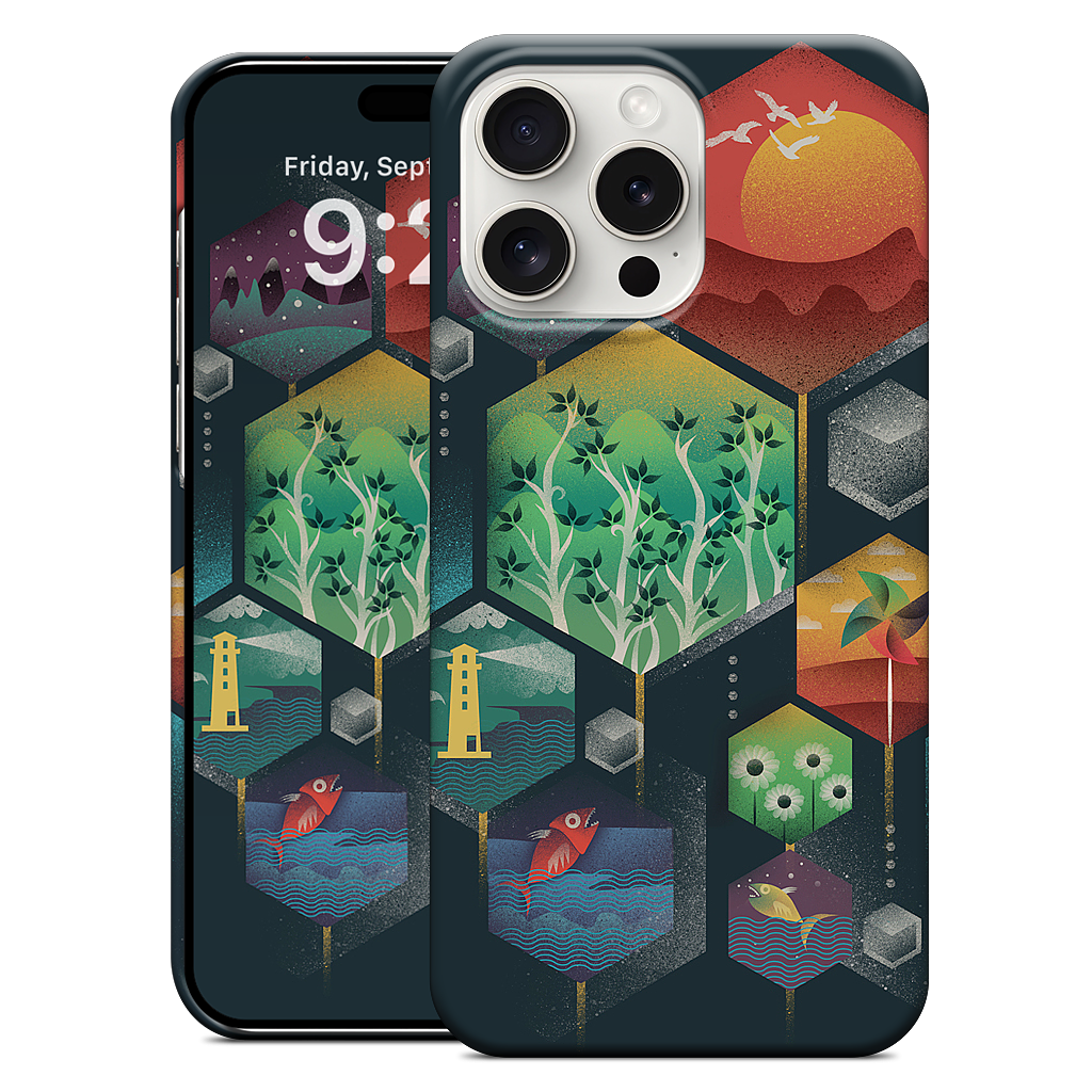 Geometrical Wonders iPhone Case