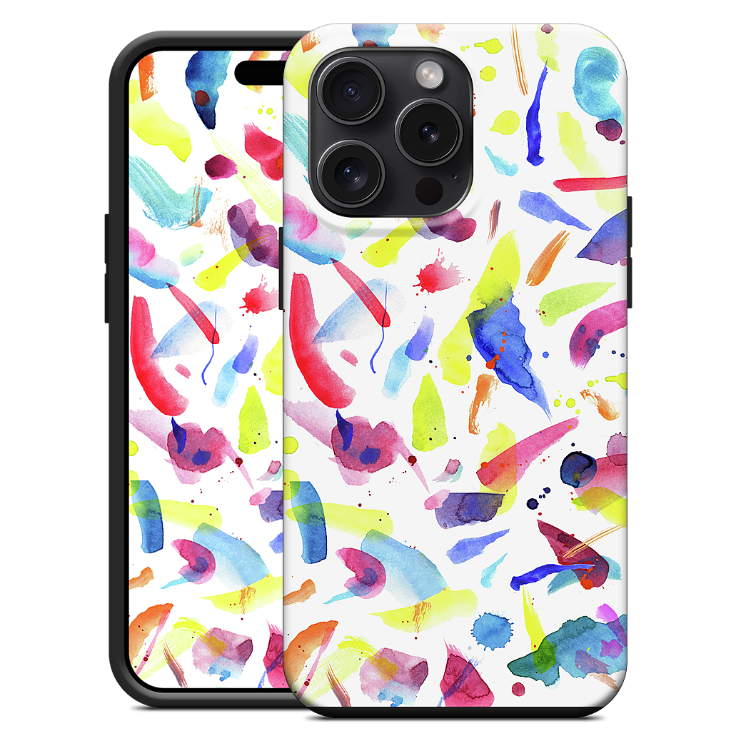 Watercolor Summer Brushstrokes iPhone Case