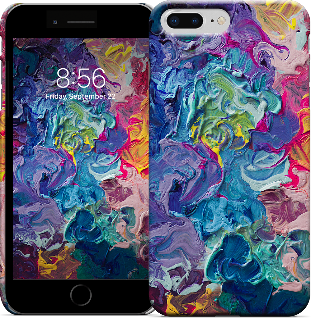 Rainbow Flow Abstract iPhone Case