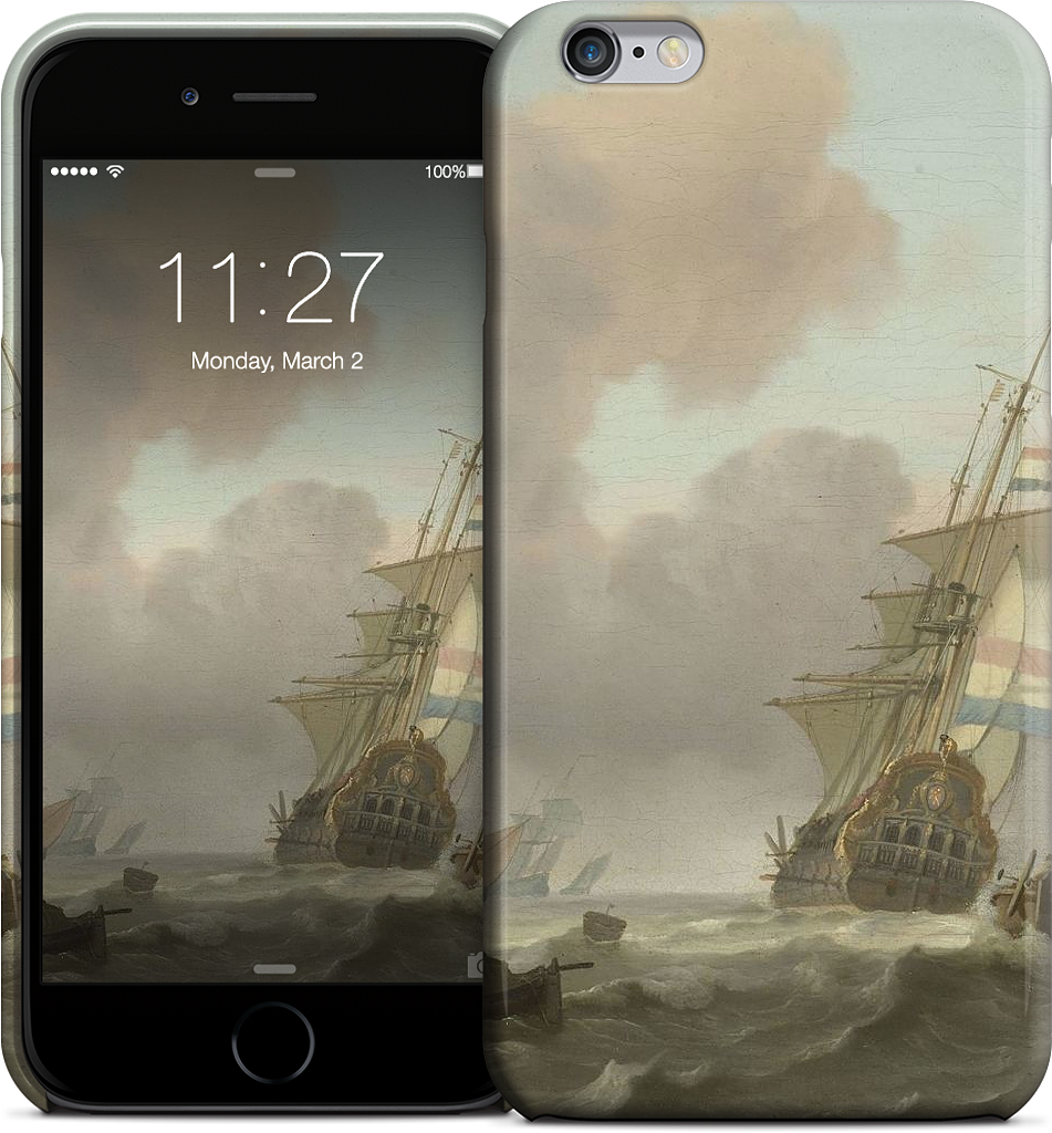 Ships in Choppy Sea iPhone Case
