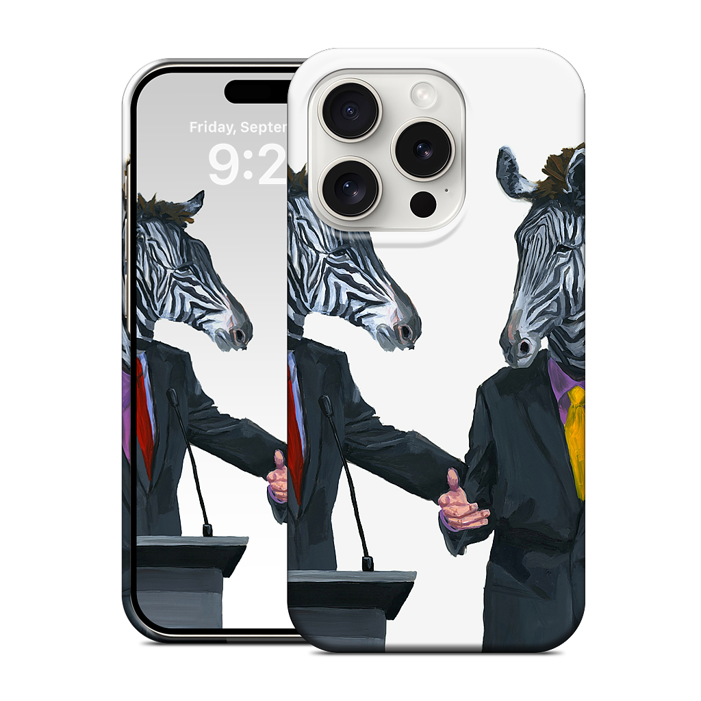 Education, The Commerce And Let's See... iPhone Case