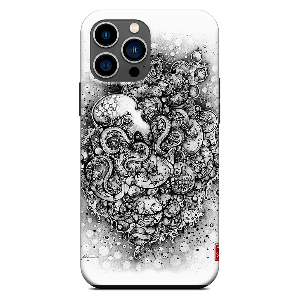 A Curious Embrace iPhone Case