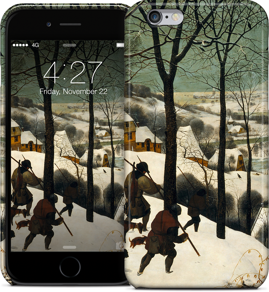 Hunters in the Snow iPhone Case