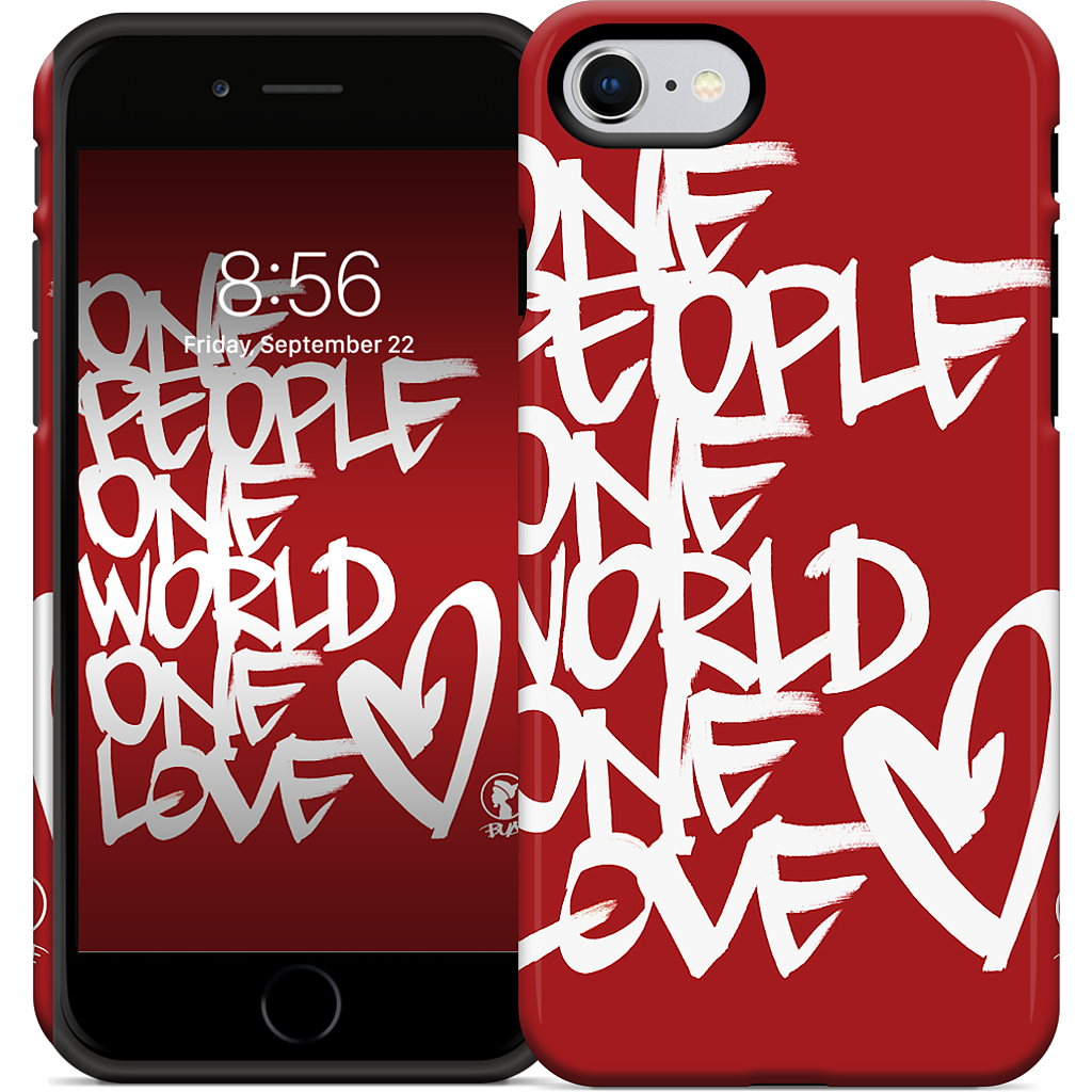 One People, One World, One Love iPhone Case