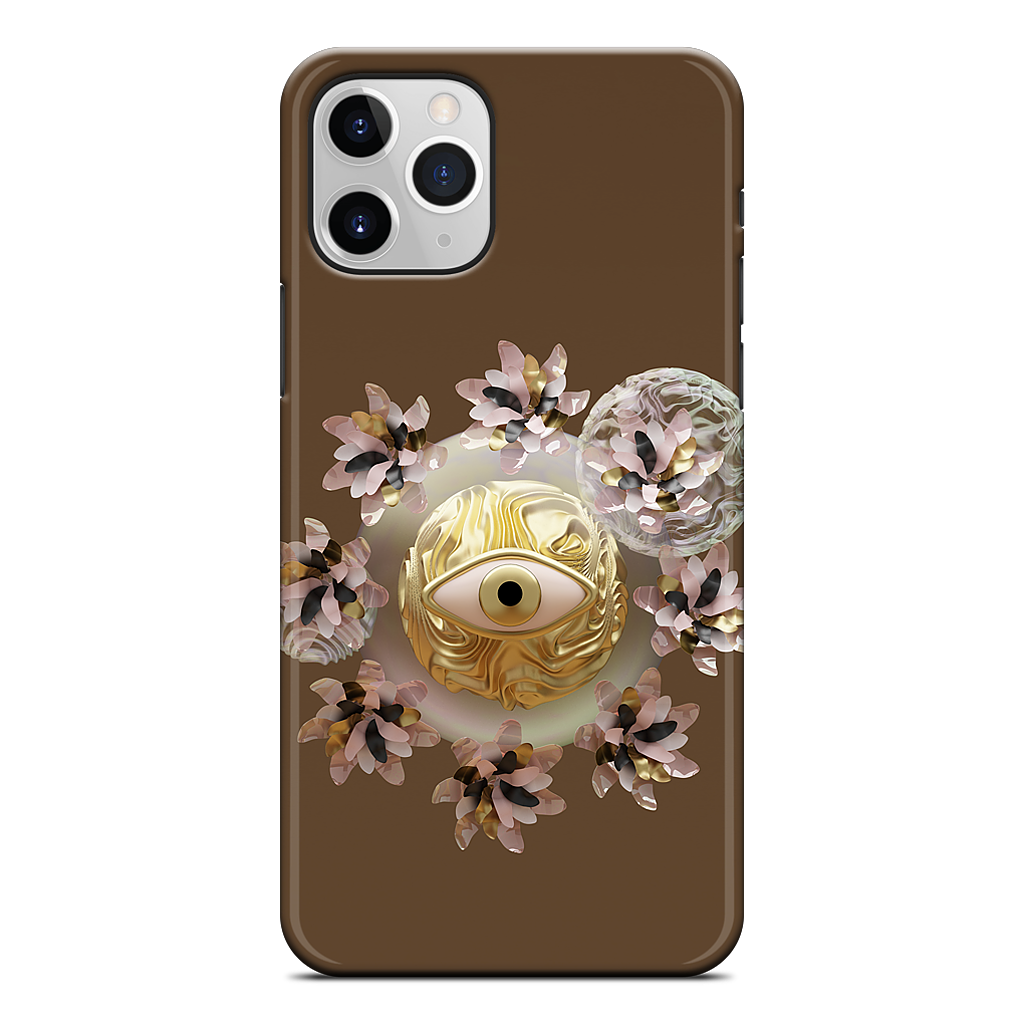 Golden Flowers iPhone Case