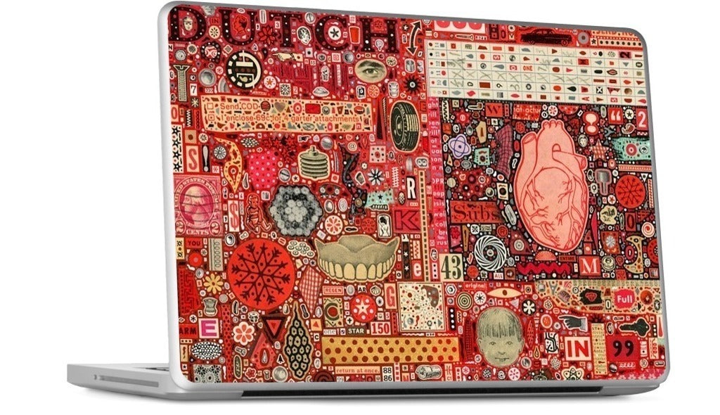 Big Numbers - Heart and Teeth MacBook Skin