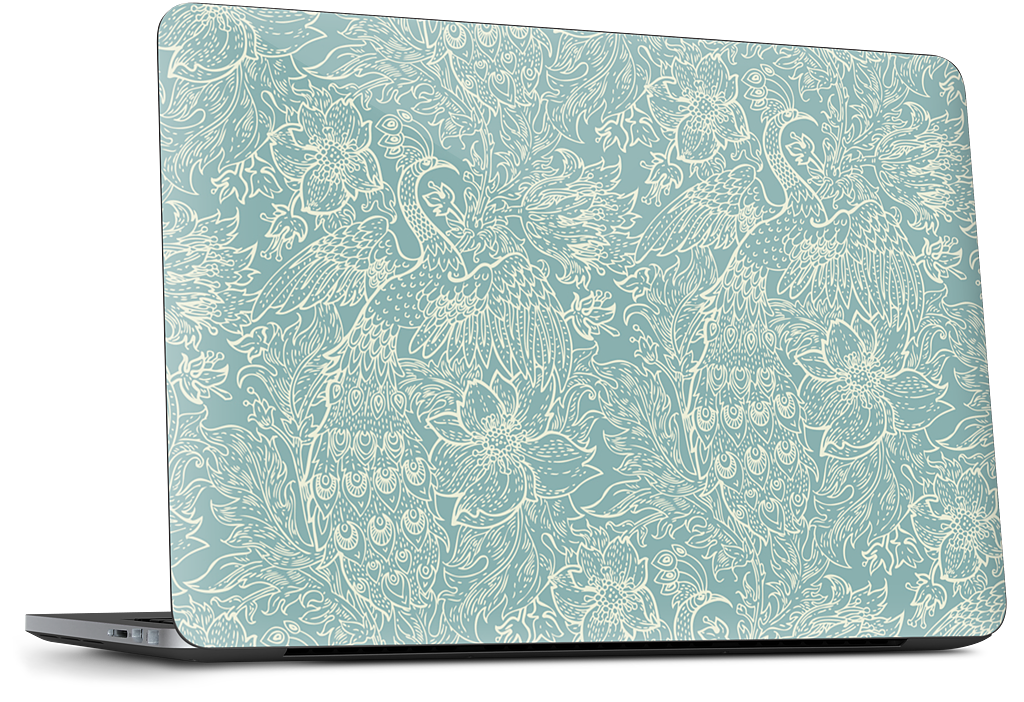 Peacock Dell Laptop Skin