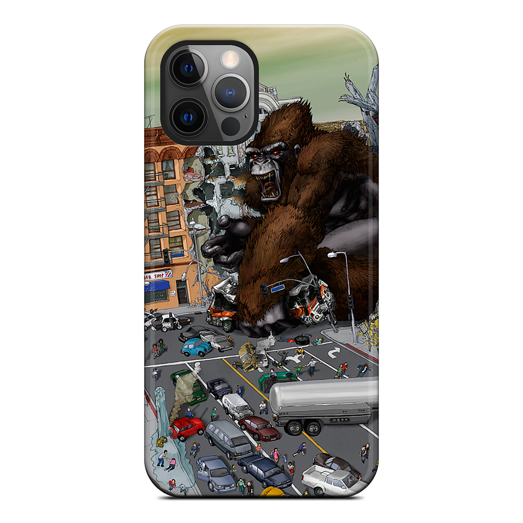 War Of The Monsters iPhone Case
