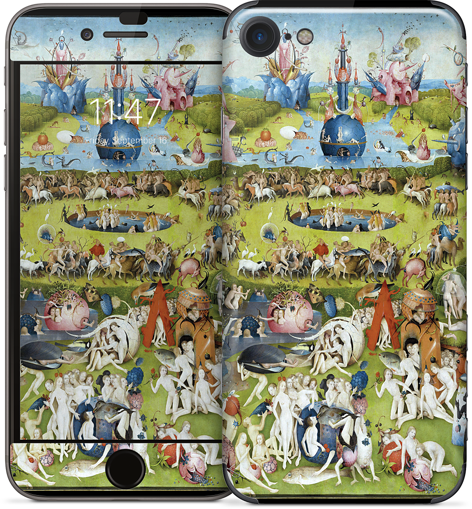 Garden of Earthly Delights iPhone Skin