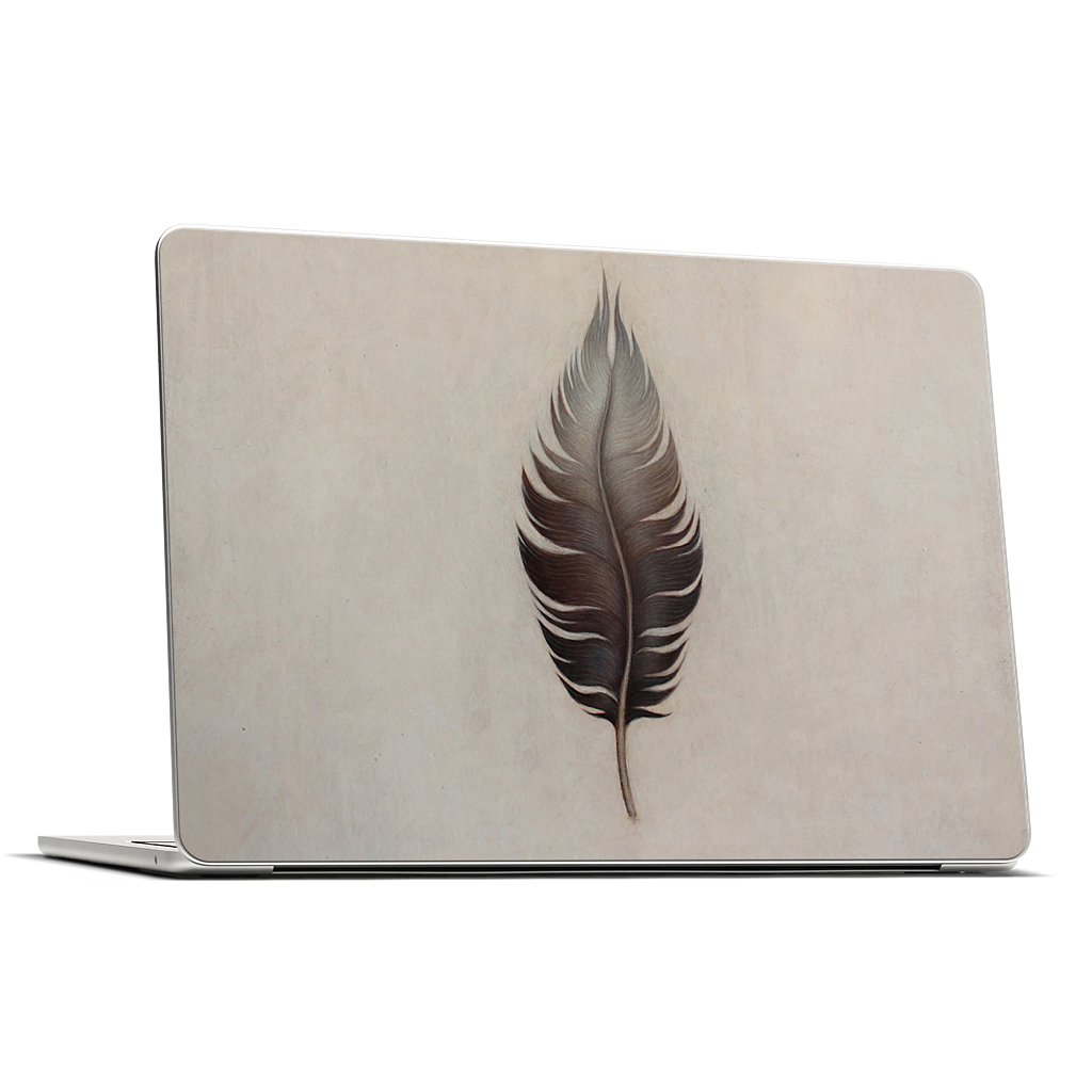 Thought Feather MacBook Skin