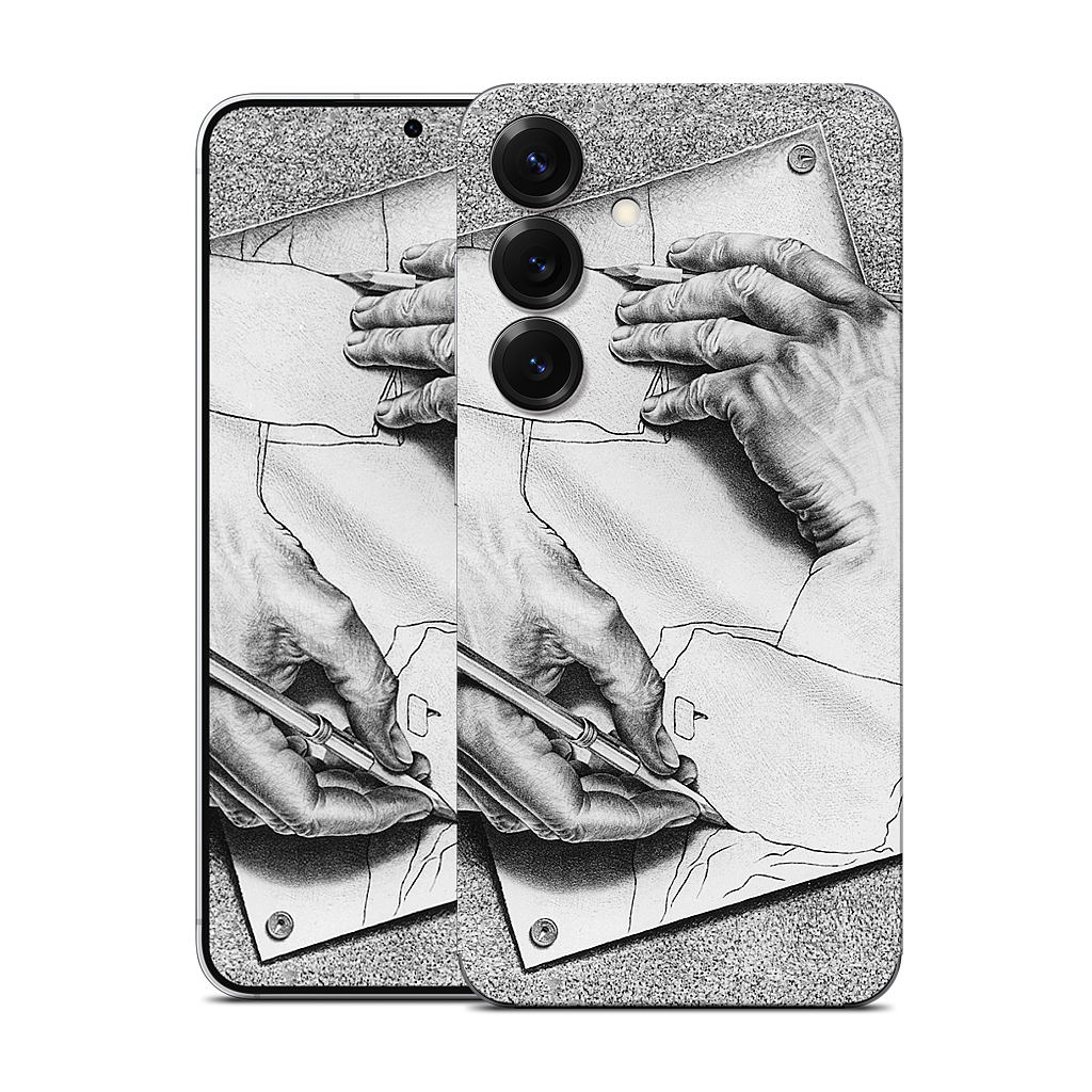 Drawing Hands Samsung Skin