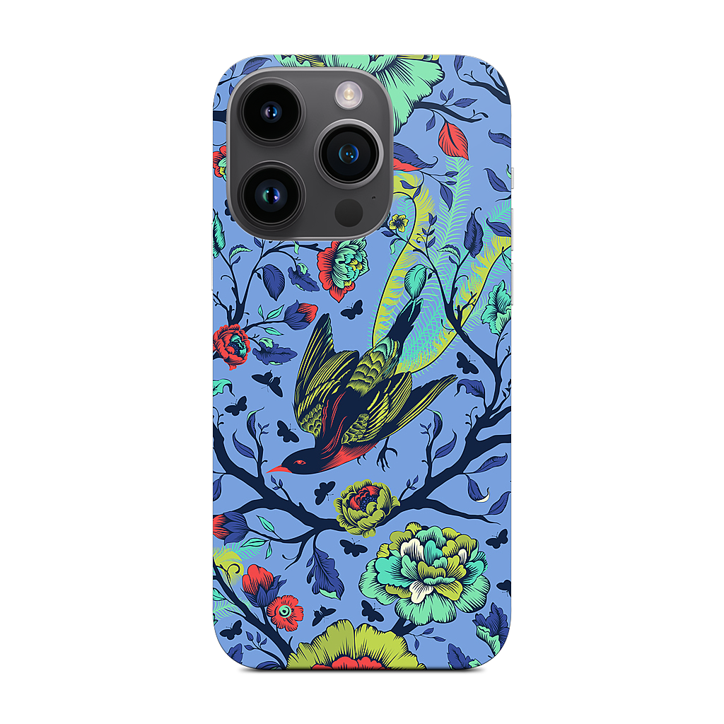 Tail Feathers Lupine iPhone Skin