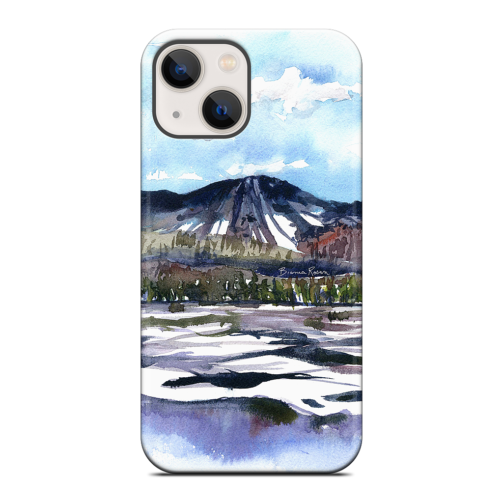 Ski Mountain iPhone Case